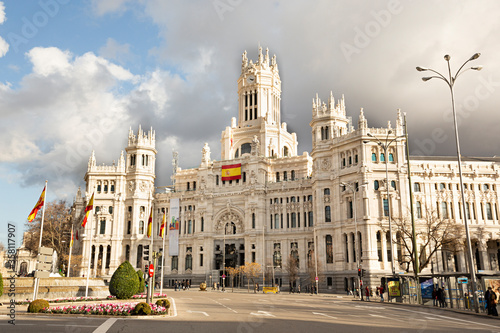 Edificio del ayuntamiento de Madrid. photo