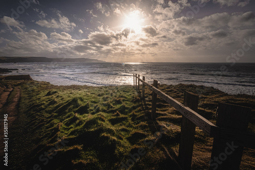 Schilderij op canvas Widemouth Bay, Cornwall, England