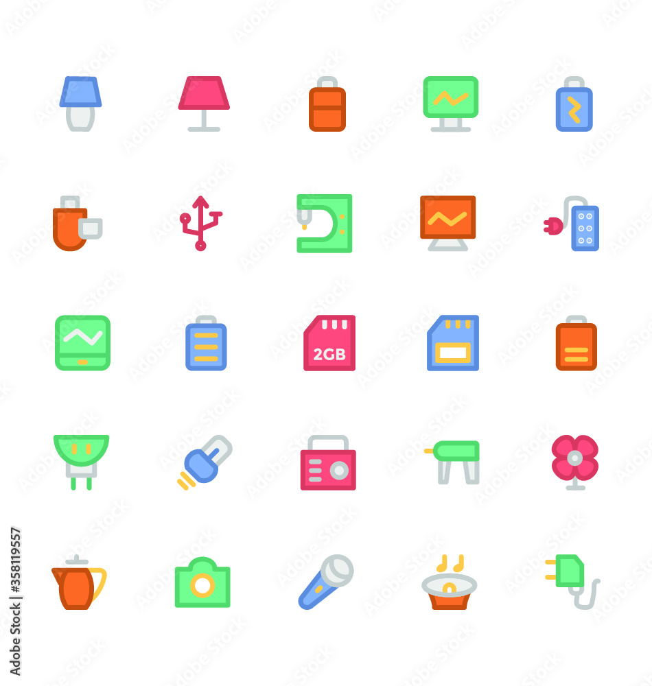 Electronics Bold Circular Vector Icons 9
Electronics Bold Circular Vector Icons 9