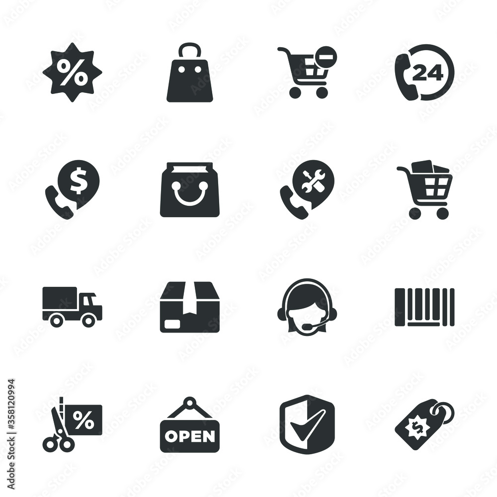 Shopping & Ecommerce Icons - Set 2 Shopping & Ecommerce Icons - Set 2