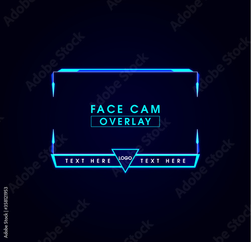 Modern Face cam for streaming - VECTOR