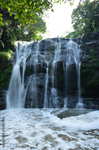 Hinulugang Taktak water falls in Antipolo, Philippines