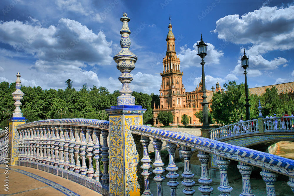 Fototapeta premium Site touristique d'Andalousie en Espagne