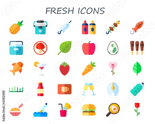 fresh icon set