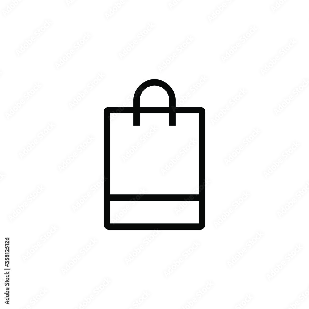 store bag icon vector store bag icon vector