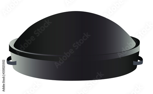 Lebanese Arabic Traditional Saj, a Stir-Fry Pan for Cooking Mankouche photo
