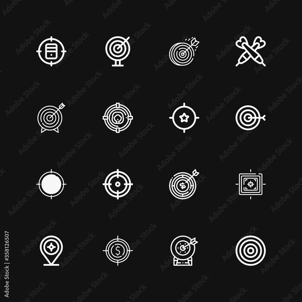 Editable 16 advantage icons for web and mobile