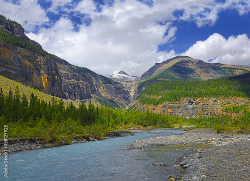 Robson River Valley, Mount Robson Provincial Park, Canadian Rocky Mountain - UNESCO World Heritage Site photo