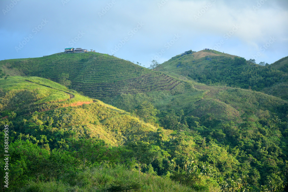 View from the top at Treasure Mountain in Tanay, Rizal, Philippines