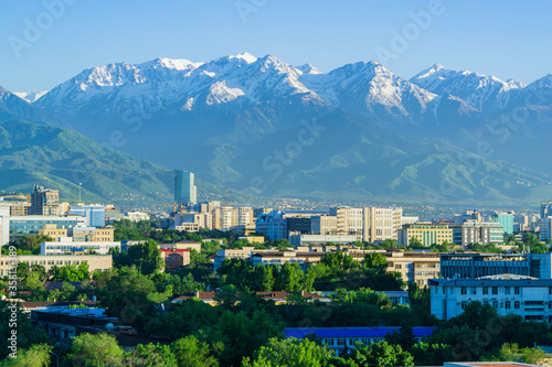 Almaty city view, Kazakhstan, Central Asia