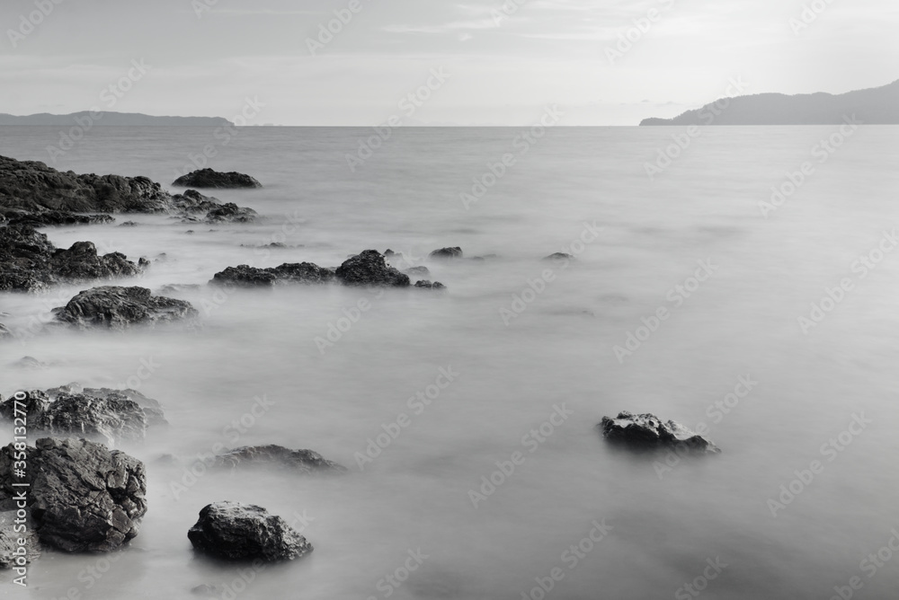misty morning on the sea misty morning on the sea