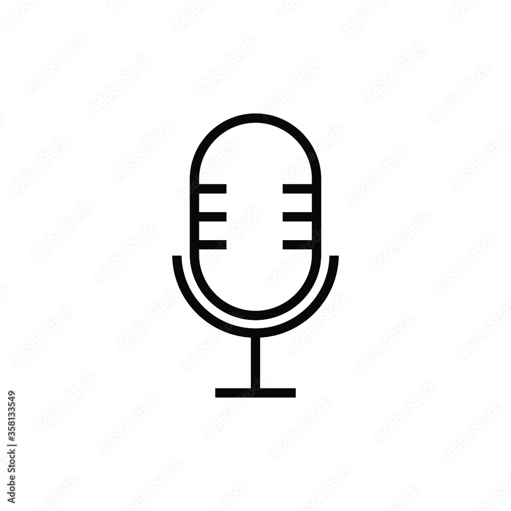 microphone icon vector microphone icon vector