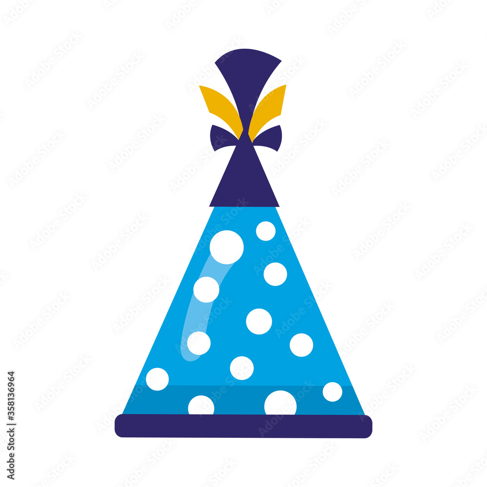 Isolated party hat vector design Isolated party hat vector design
