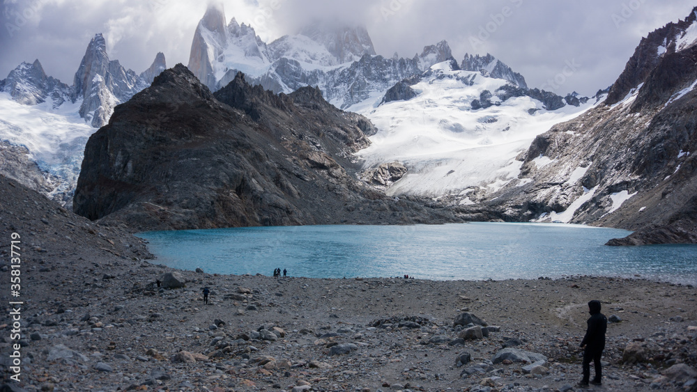 Laguna de Los Tres in Argentina Patagonia