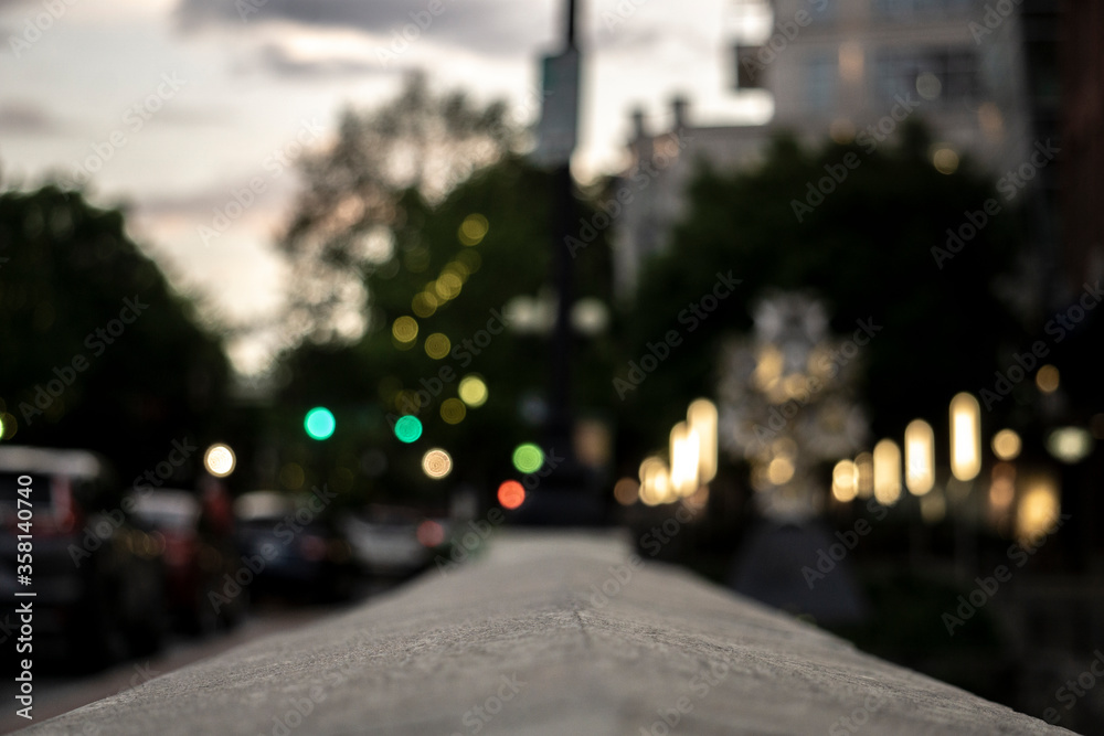 Blurred evening Blurred evening