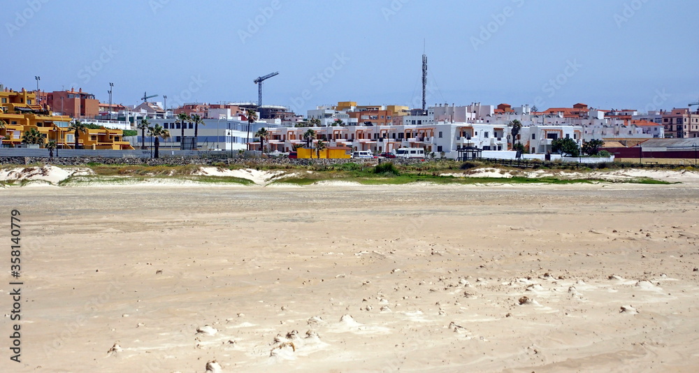 scenery landscape of seaside in spanish city Tarifa scenery landscape of seaside in spanish city Tarifa