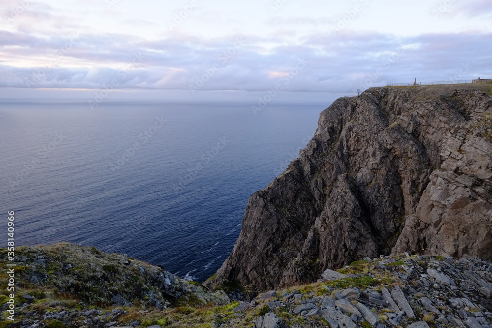 North Cape, in the Northern of Norway. 