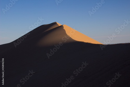 Giant Sand Dunes located in the Gobi Desert in Mongolia