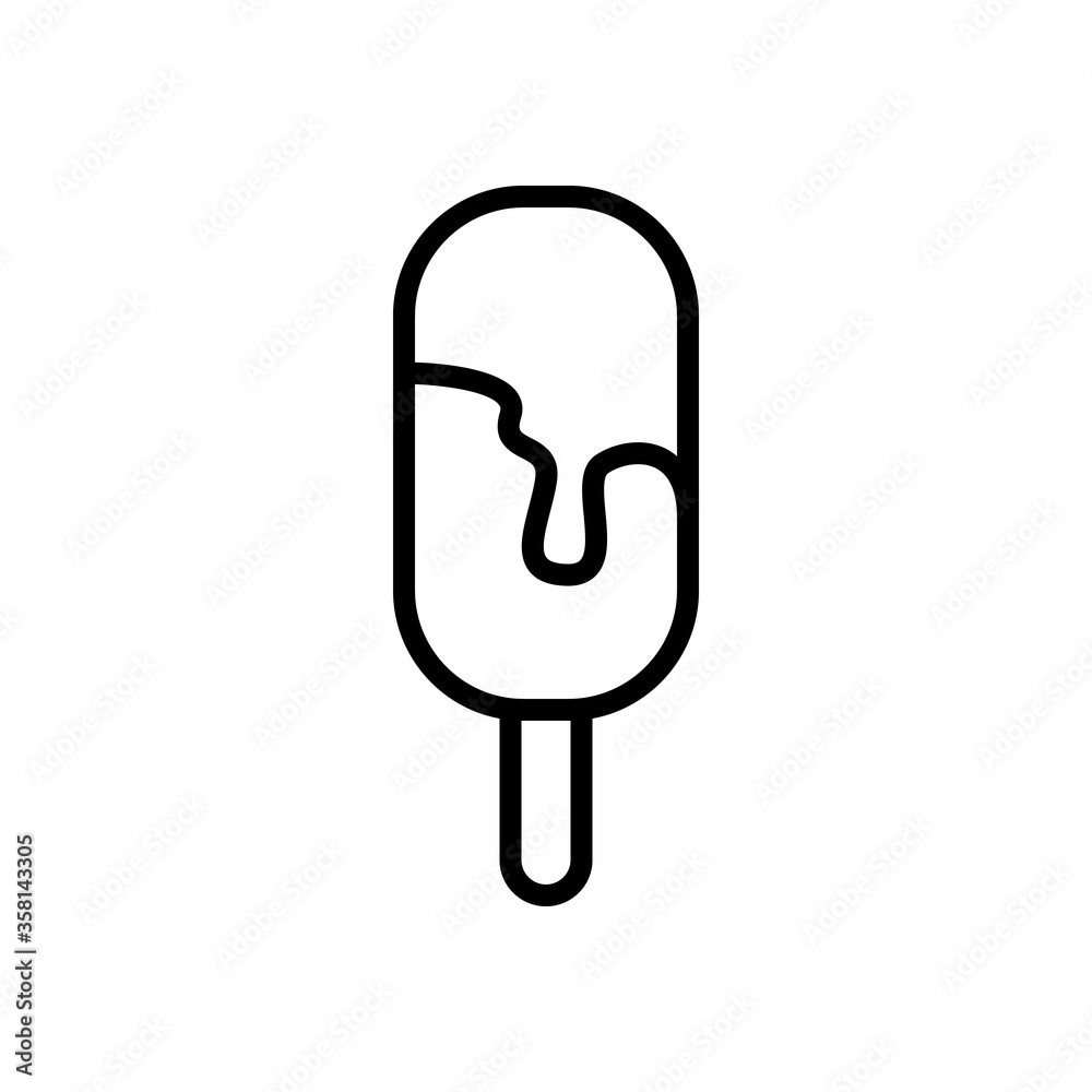 Ice cream, ice lolly icon. Simple line, outline vector elements of freeze sweet icons for ui and ux, website or mobile application Ice cream, ice lolly icon. Simple line, outline vector elements of freeze sweet icons for ui and ux, website or mobile application