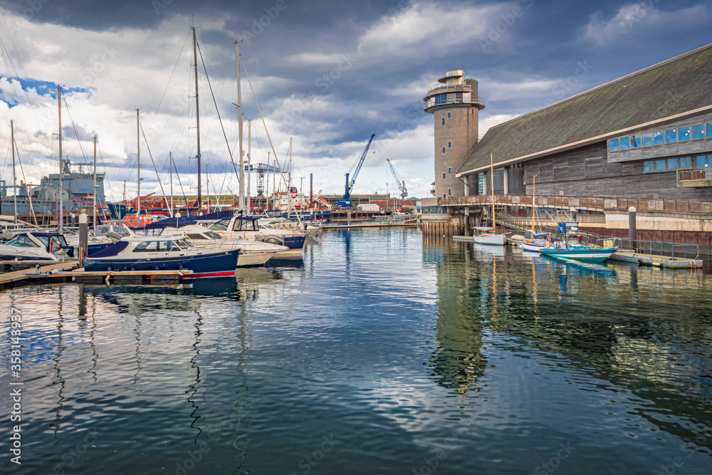Fototapeta premium The National Maritime Museum, Falmouth, Cornwall 