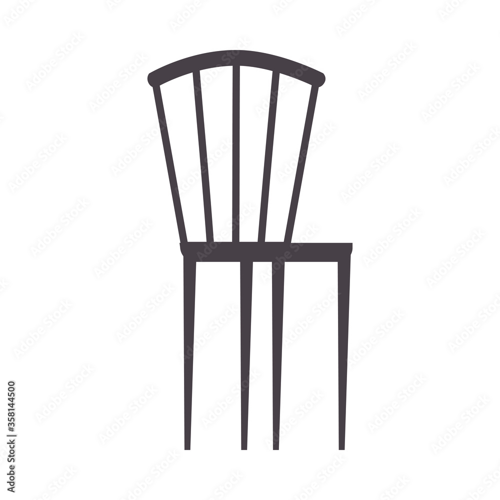 Isolated chair icon vector design Isolated chair icon vector design