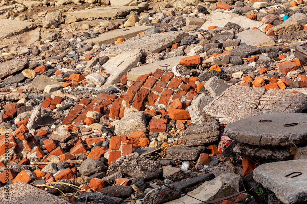 shore strengthening with construction waste shore strengthening with construction waste