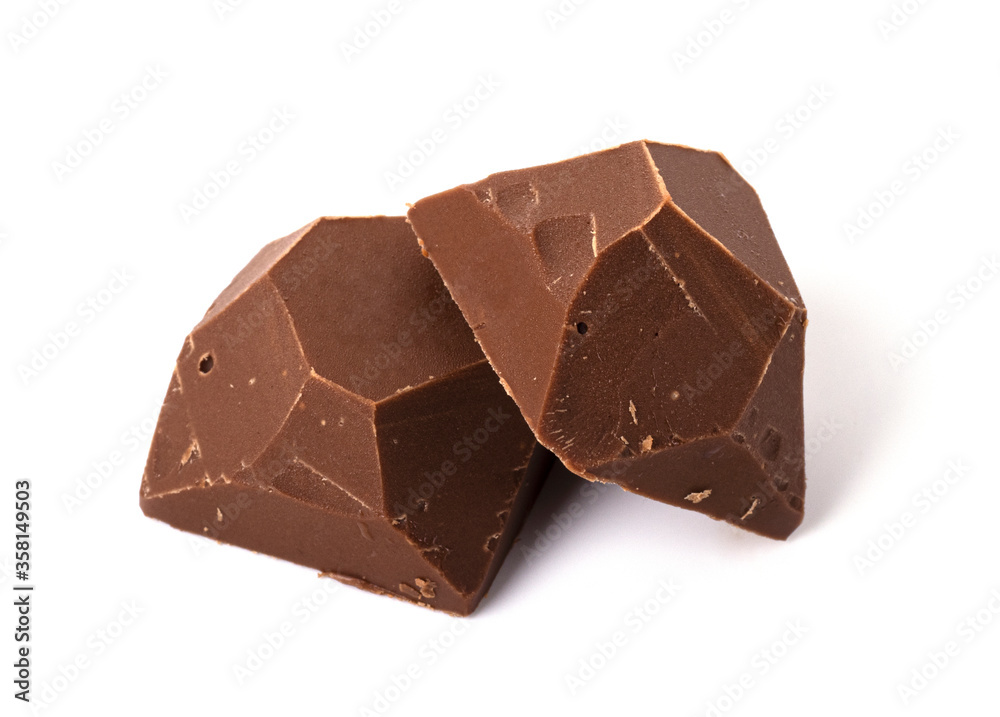 dark chocolates isolated on a white background dark chocolates isolated on a white background