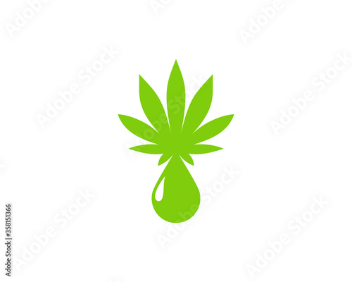 cannabis with oil extract below