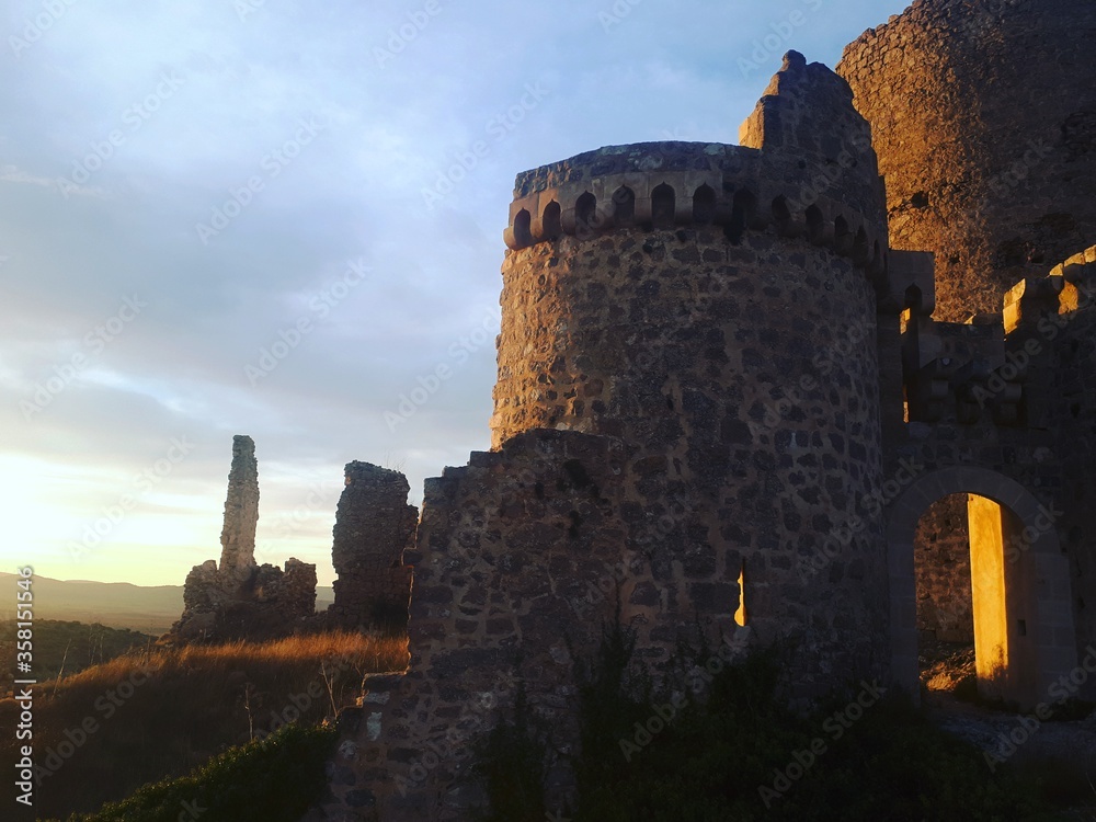 Sunrise at the castle