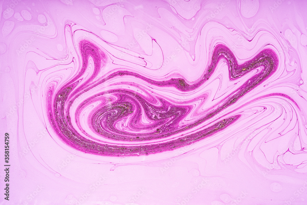 Liquid acrylic- color blot Liquid acrylic- color blot