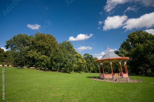 View of the Arboretum in the east end of Lincoln, Lincolnshire, UK - August 2009 photo