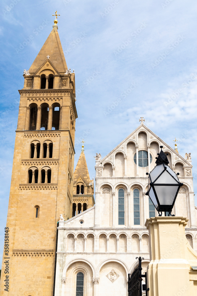 Cathedral in Pecs, Baranya County, Hungary