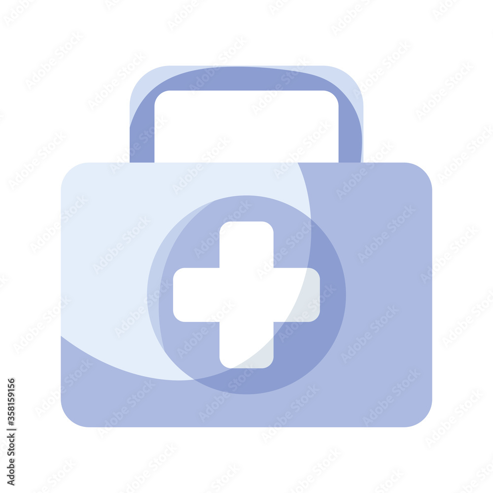Isolated medical kit vector design Isolated medical kit vector design