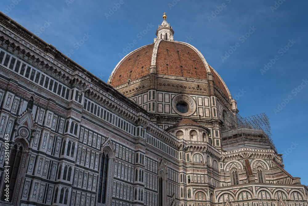 Florence Cathedral, located in Piazza del Duomo, Italy