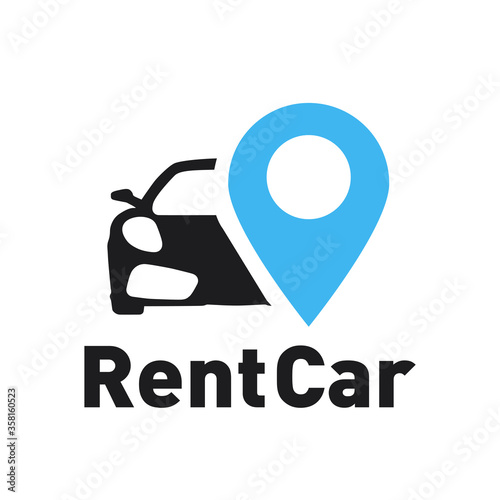 Vector logo for a car rental company