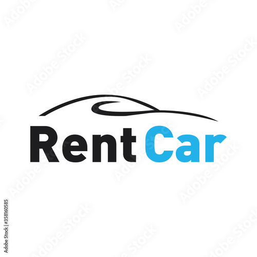 Vector logo for a car rental company