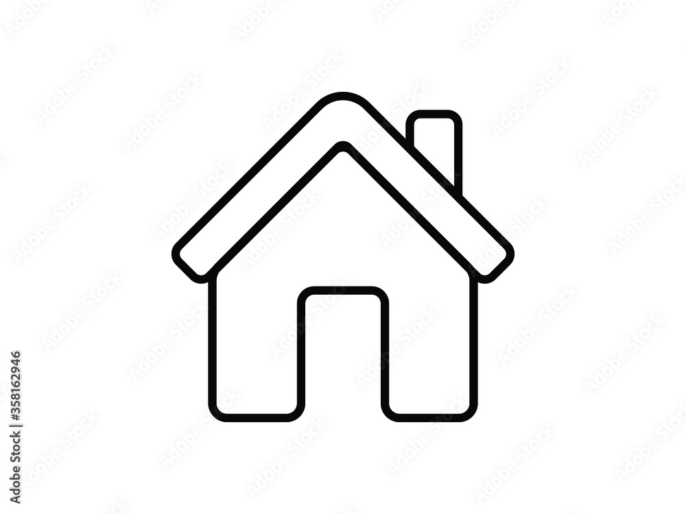 Home icon. House vector illustration EPS10. Real estate concept Home icon. House vector illustration EPS10. Real estate concept