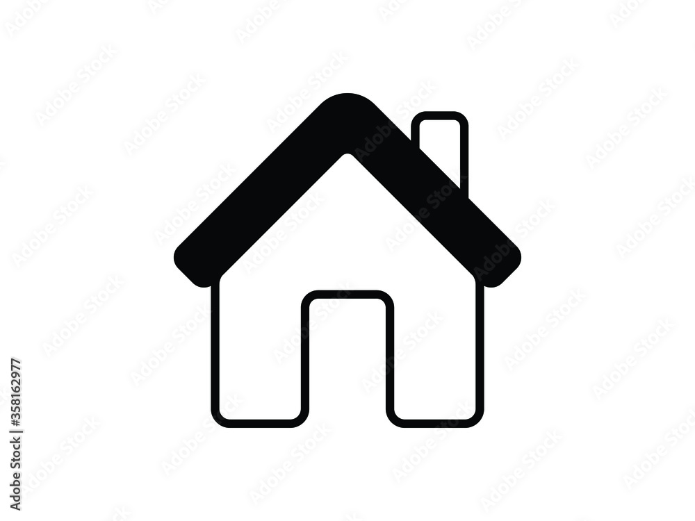 Home icon. House vector illustration EPS10. Real estate concept Home icon. House vector illustration EPS10. Real estate concept