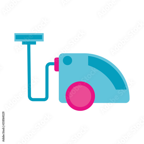 Isolated vaccum cleaner vector design