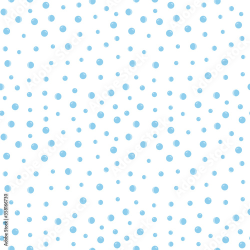 Vector seamless pattern of bubbles.