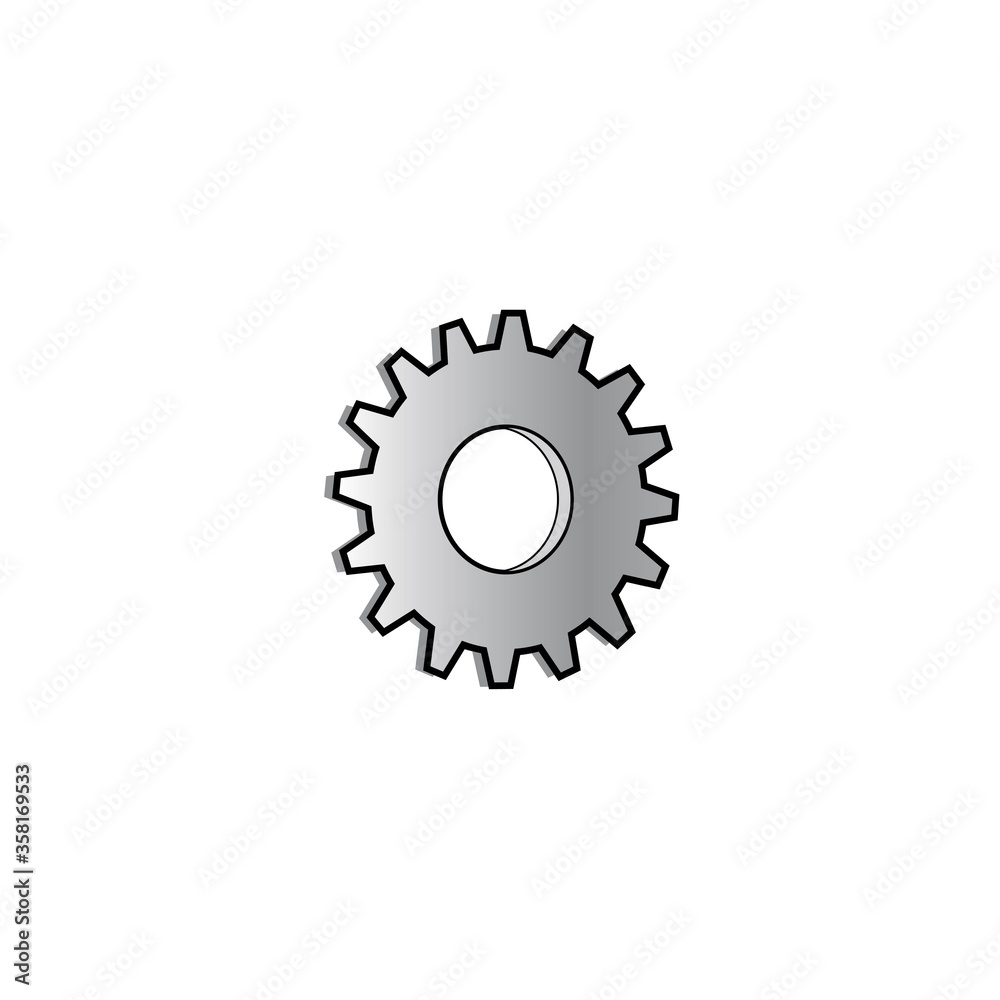 gear icon logo vector