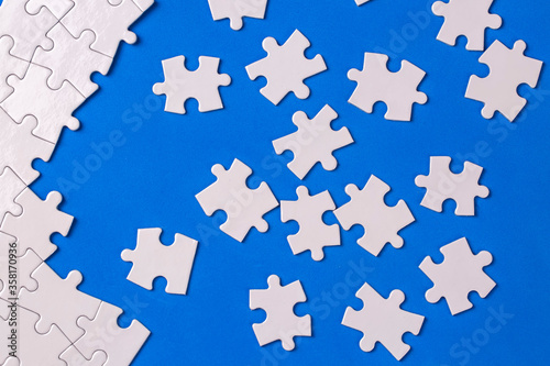 Pieces of a puzzle game