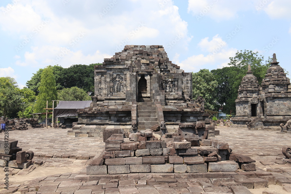 Ruine du temple de Prambanan, Indonésie