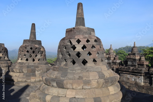 Temple de Borobudur  Indon  sie 