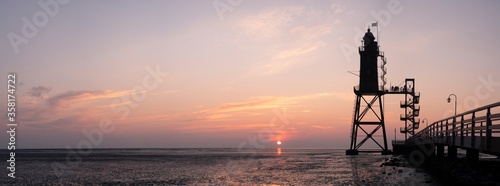 sunset over the sea