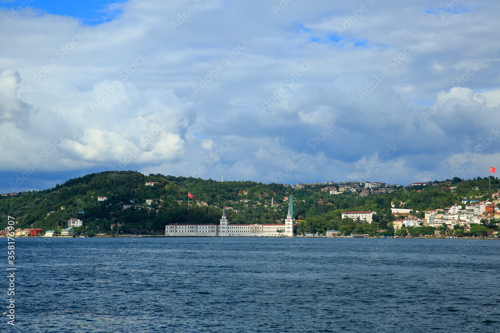 A view of the Kuleli Military High School from the sea.
Istanbul, Turkey