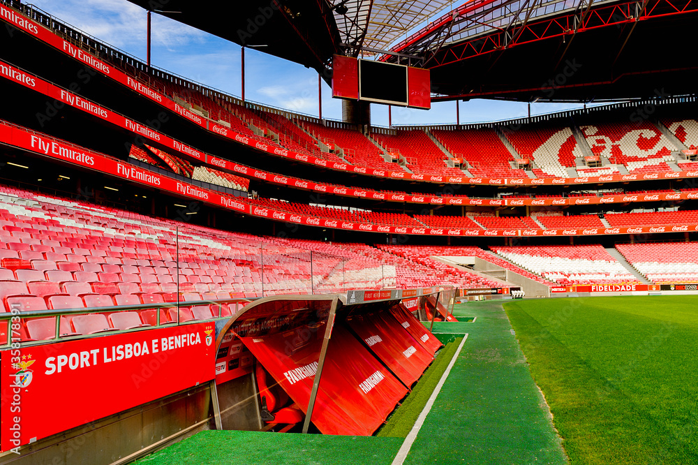 Estadio Da Luz Stadium Of Light Home Stadium For The S L Benfica Stock Photo Adobe Stock