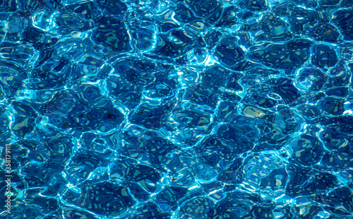 Swimming pool blue background pattern