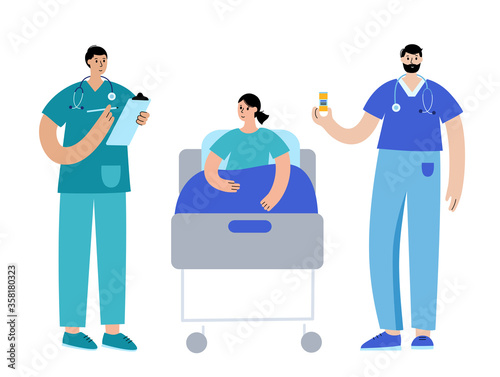 Clinic and doctor concept