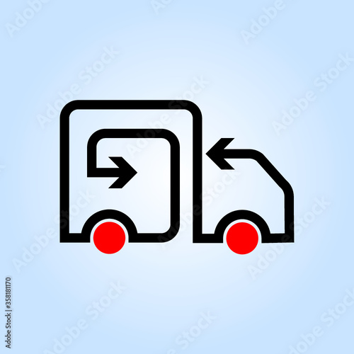 Transportation Theme Vector Logo